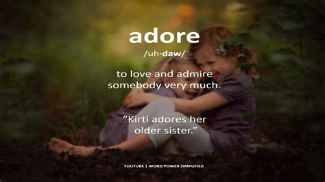 meaning of j'adore